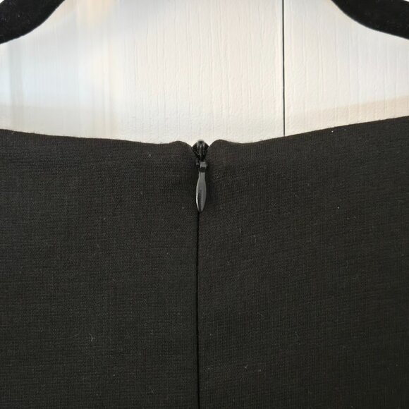 Laura Plus Grey & Black Jersey Knit Dress | Size 18 | Elbow Length Sleeve - Picture 6 of 9